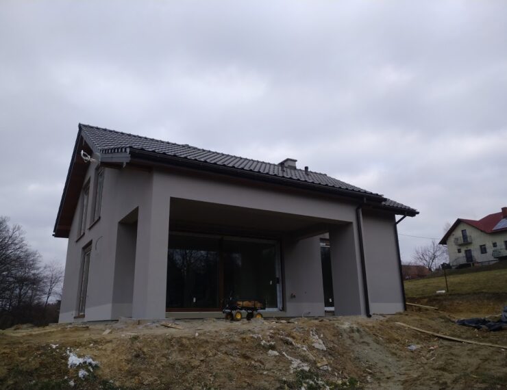 Budowa domu w Pogwizdowie (Bochnia)