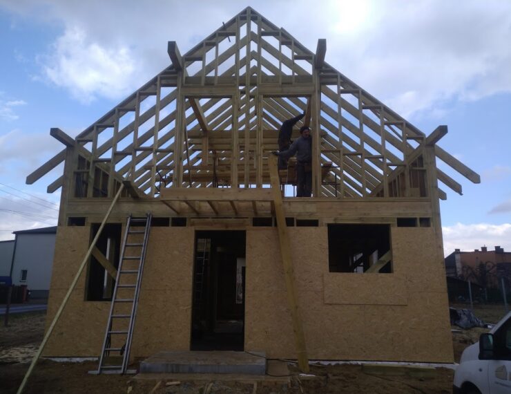 Budowa domu w Chełmie Śląskim