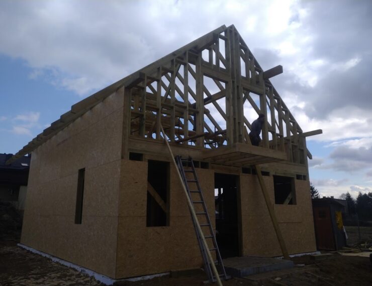 Budowa domu w Chełmie Śląskim
