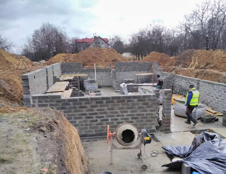 Budowa domu w Burowie gmina Zabierzów