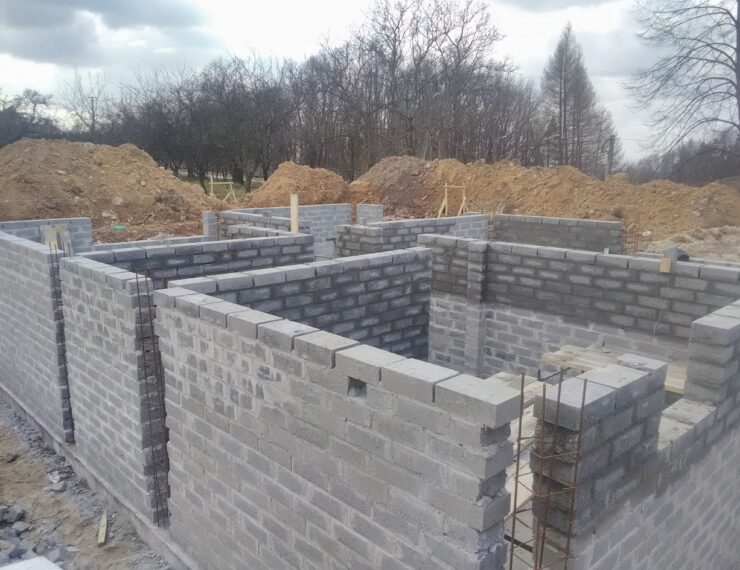 Budowa domu w Burowie gmina Zabierzów