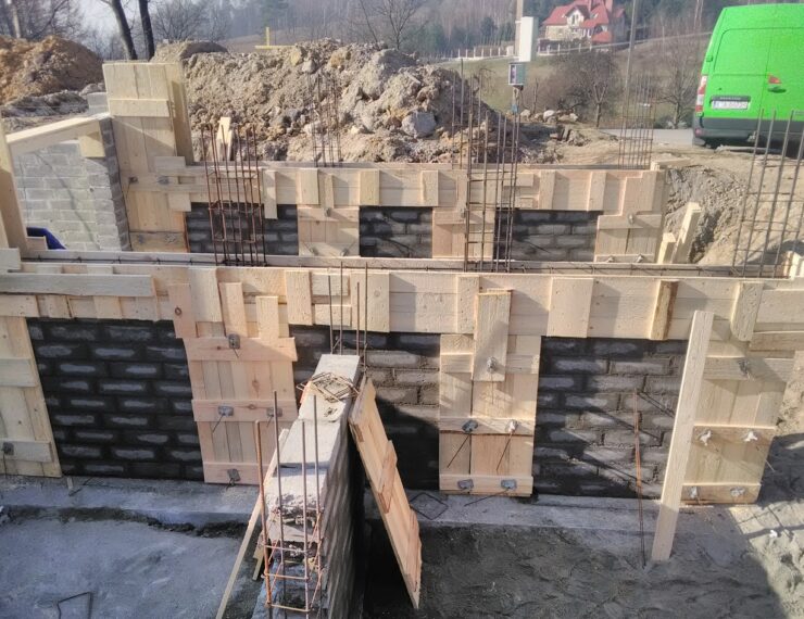 Budowa domu w Burowie gmina Zabierzów