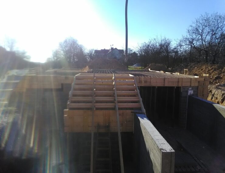 Budowa domu w Burowie gmina Zabierzów