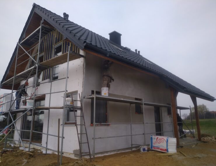 Budowa domu w Chełmie Śląskim