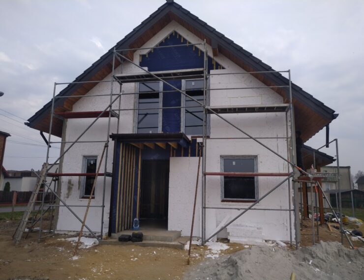 Budowa domu w Chełmie Śląskim