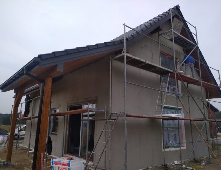 Budowa domu w Chełmie Śląskim