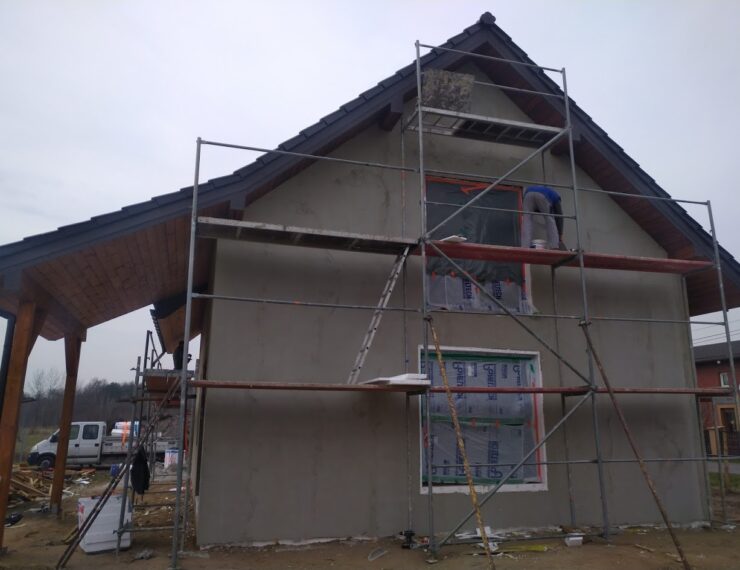 Budowa domu w Chełmie Śląskim