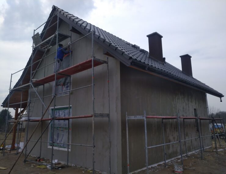 Budowa domu w Chełmie Śląskim