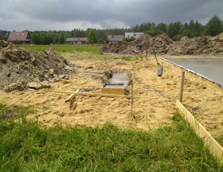 Budowa domu w Bruśku