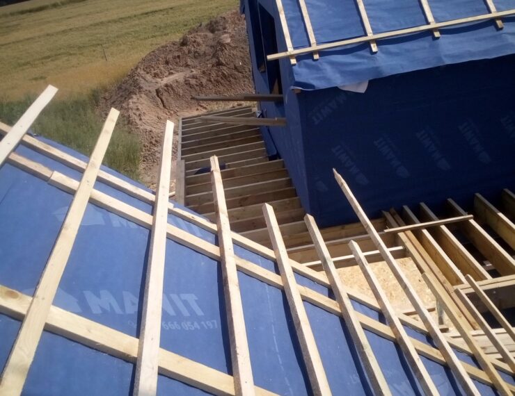 Budowa domu w Bromovicach