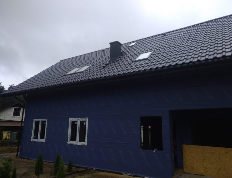 Budowa domu w Trzebini obręb Bolęcin