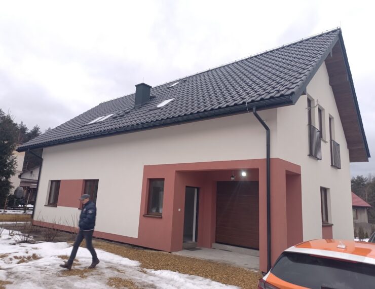 Budowa domu w Trzebini obręb Bolęcin