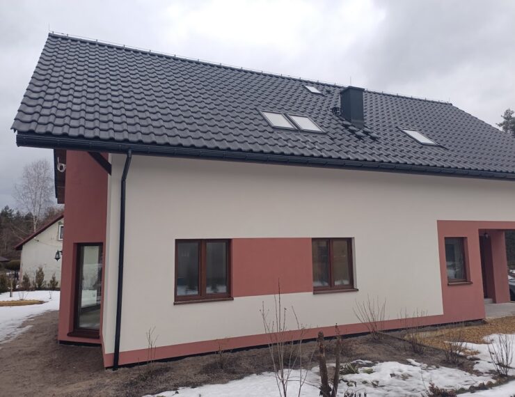 Budowa domu w Trzebini obręb Bolęcin