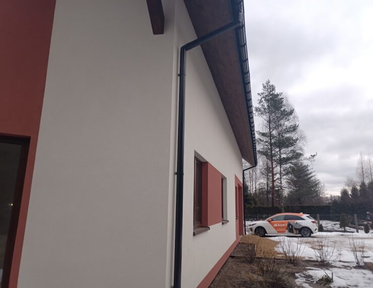 Budowa domu w Trzebini obręb Bolęcin