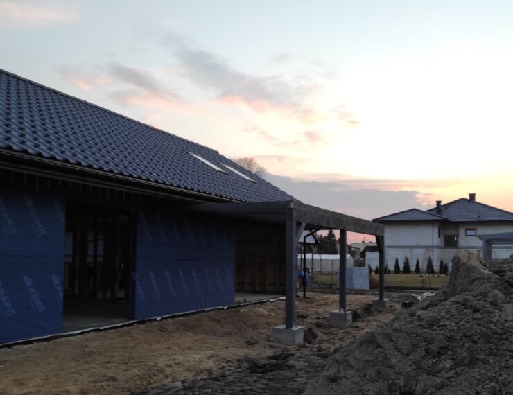 Budowa domu w Chełmie Śląskim