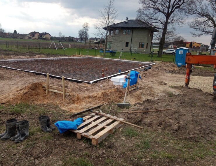 Budowa domu w Bojszowach Nowych