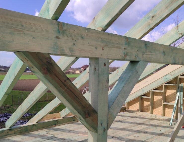 Budowa domu w Bojszowach Nowych