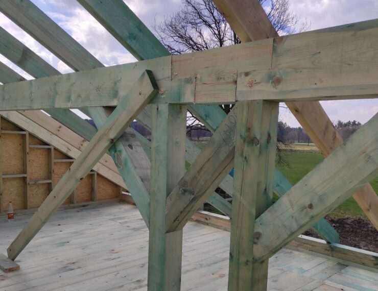 Budowa domu w Bojszowach Nowych