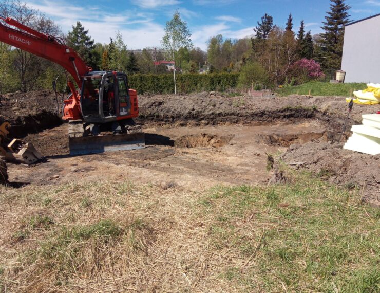 Budowa domu w Łaziskach Górnych