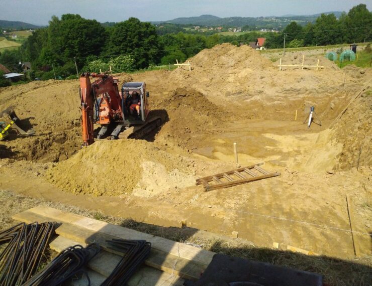 Budowa domu w Głogoczowie