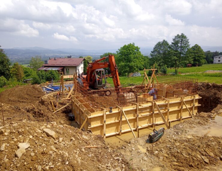 Budowa domu w Godziszce