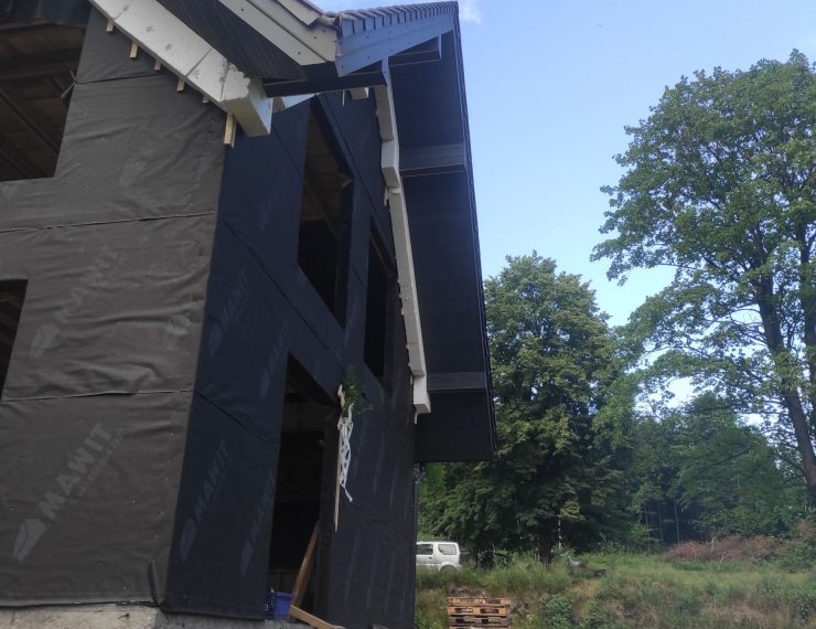 Budowa domu w Porąbce