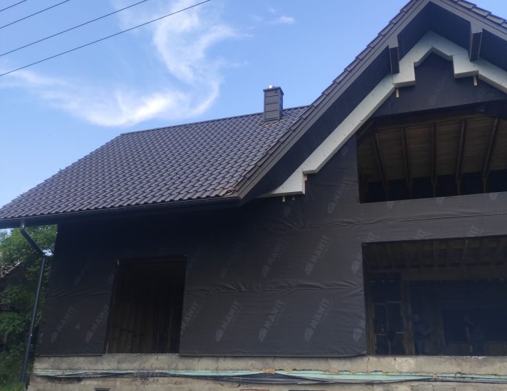 Budowa domu w Porąbce