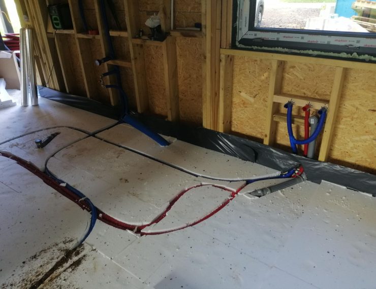 Budowa domu w Porąbce