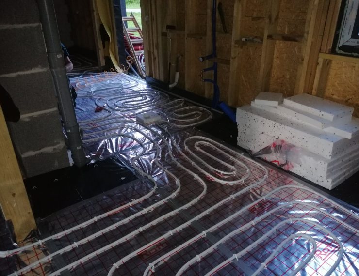 Budowa domu w Porąbce