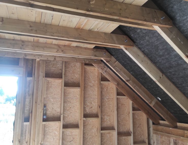 Budowa domu w Złotym Potoku