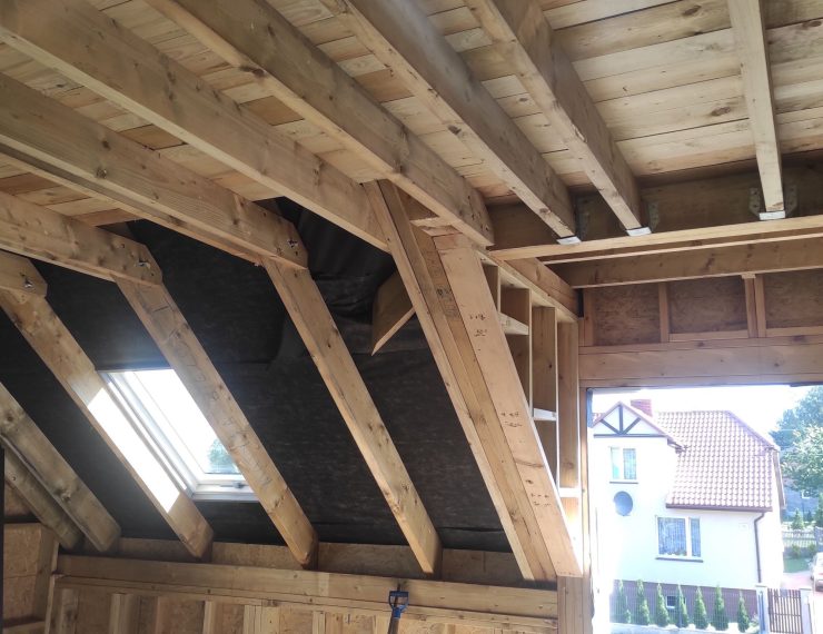 Budowa domu w Złotym Potoku