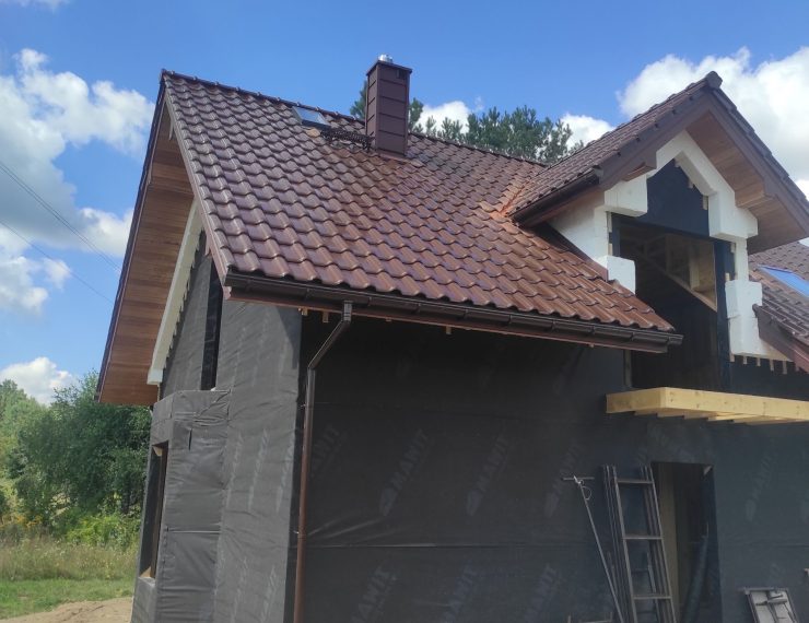 Budowa domu w Złotym Potoku