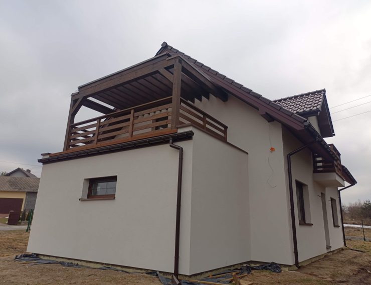 Budowa domu w Złotym Potoku