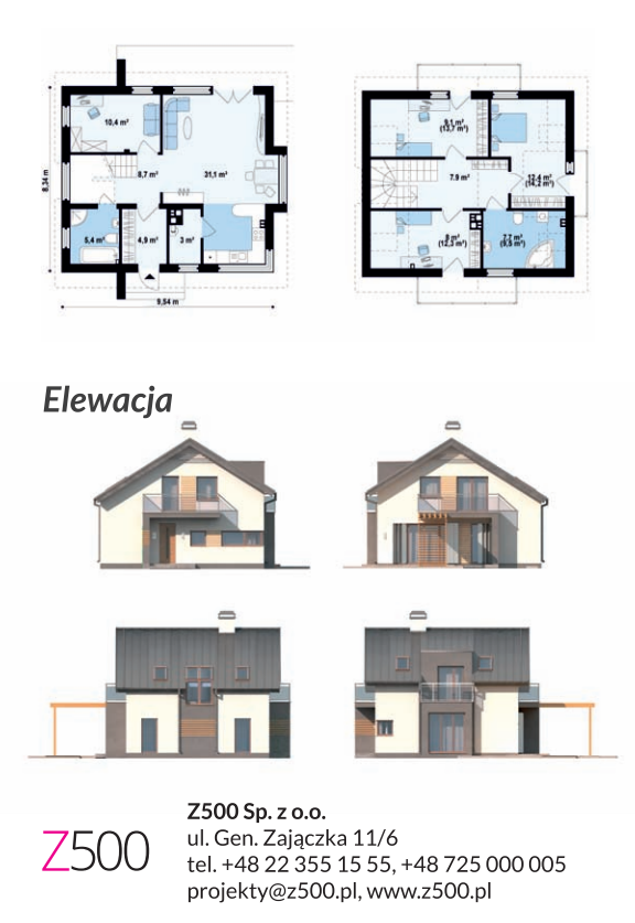 Projekty domów drewnianych