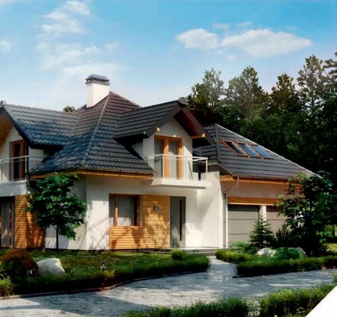Projekty domów tanich w budowie