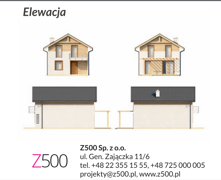 Projekt Z38 - elewacja
