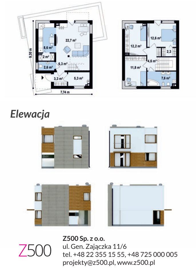 Projekty domów tanich w budowie