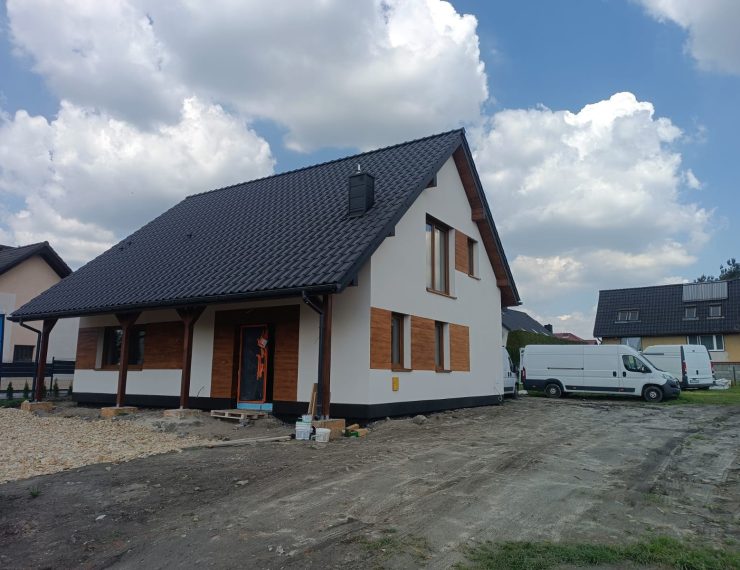 Budowa domu w Imielinie – realizacja domu jednorodzinnego 155 m².