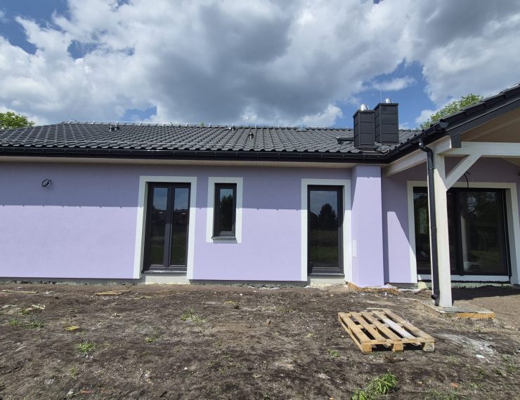 Budowa domu w Imielinie – realizacja domu jednorodzinnego 116 m².