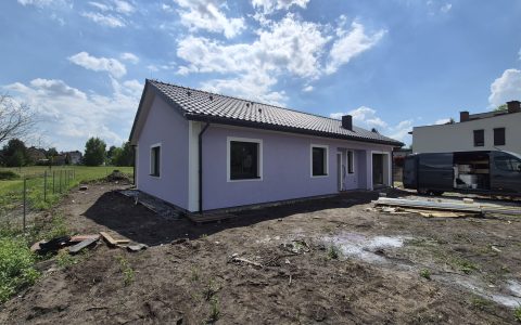 Budowa domu w Imielinie – realizacja domu jednorodzinnego 116 m².