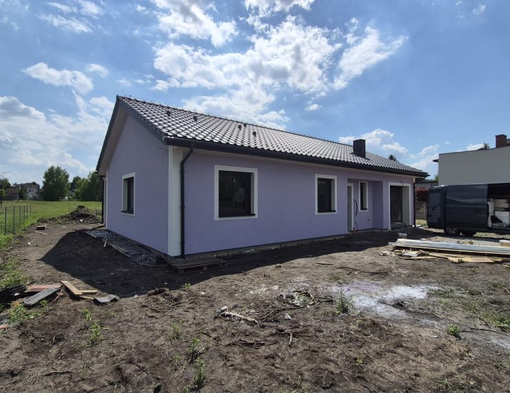 Budowa domu w Imielinie – realizacja domu jednorodzinnego 116 m².