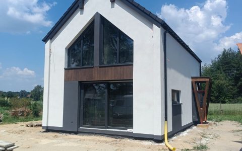 Budowa domu w Orzeszu – realizacja domu jednorodzinnego 110 m2.