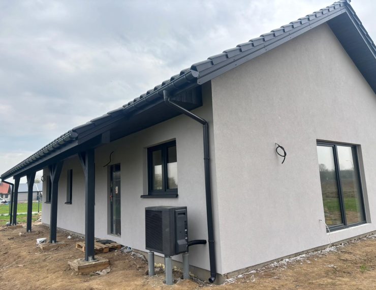 Budowa domu w Niepołomicach – realizacja domu jednorodzinnego 100 m2.