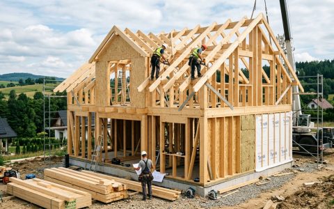 Etapy budowy domu szkieletowego – od projektu do odbioru